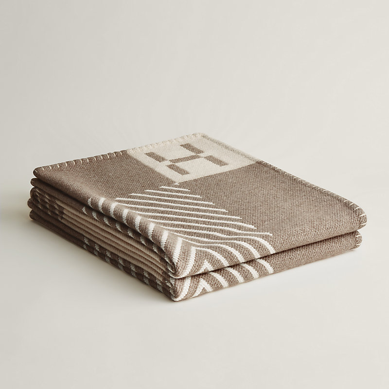 Avalon Zellige blanket - Beige | Hermès Macau SAR